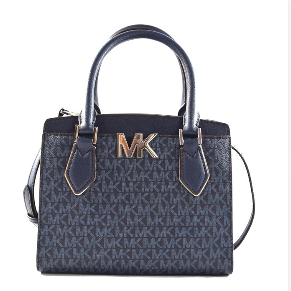 Michael Kors Mott Medium Messenger Convertible Crossbody Bag 35T0SOXM2B Admiral - Picture 4 of 15